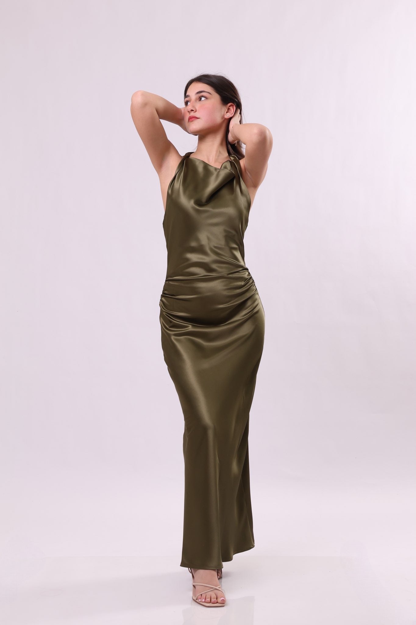 Solace Dress - Olive Green