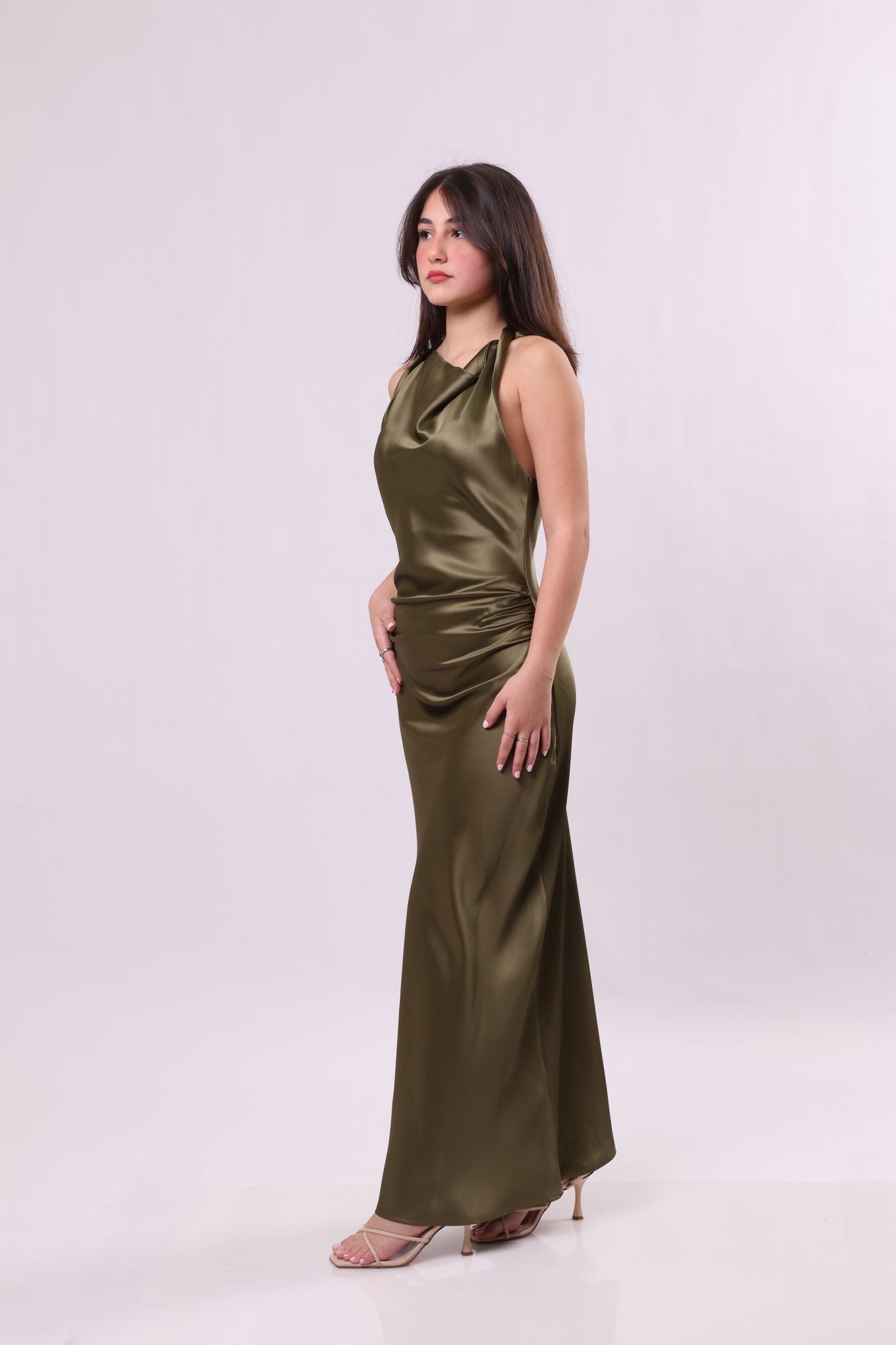 Solace Dress - Olive Green